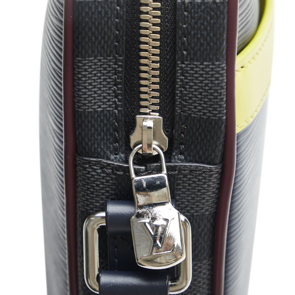 Pre-Loved Louis Vuitton Epi Damier Graphite Danube Slim - Picture 8 of 10